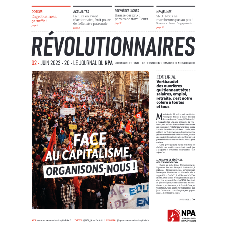 Révolutionnaires numéro 2, juin 2023