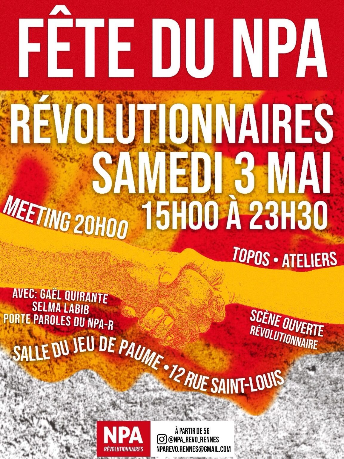 Affiche de la fête
