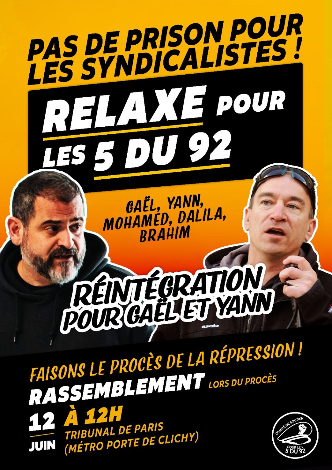 Affiche rassemblement