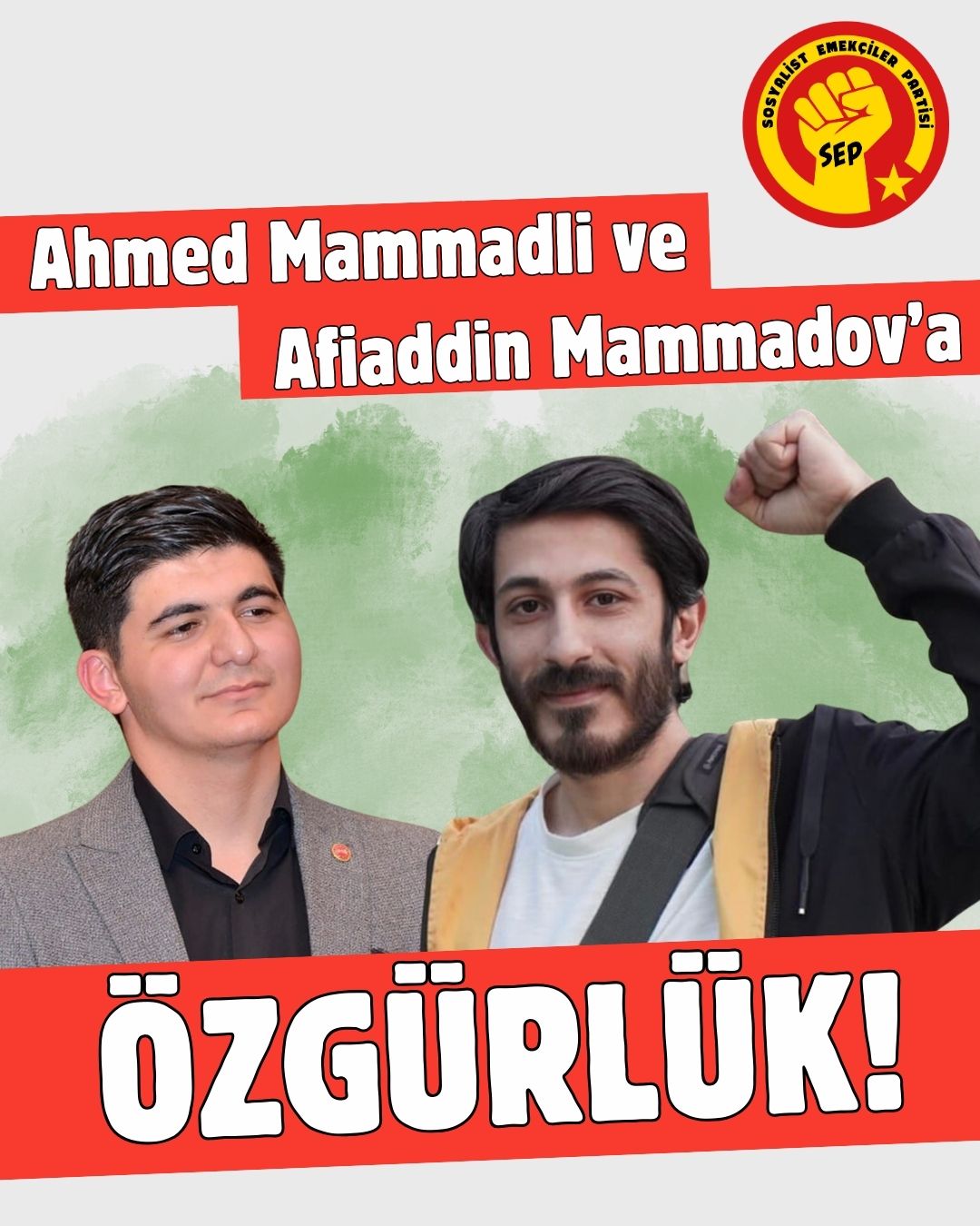 Affiche pour la libération