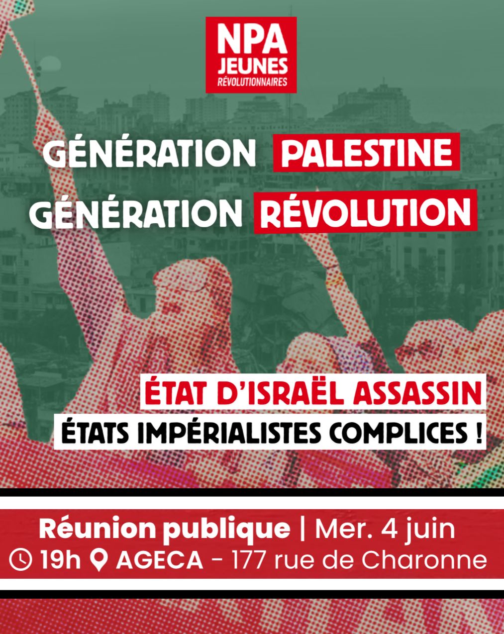 Affiche de la réunion